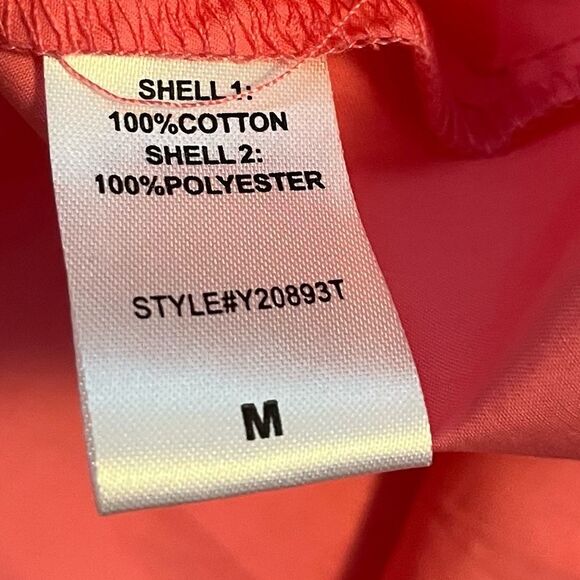 Pomander Place Tuckernuck Tinsley Top Tulle Sheer Puff Sleeve Pink Babydoll Med - Picture 9 of 10